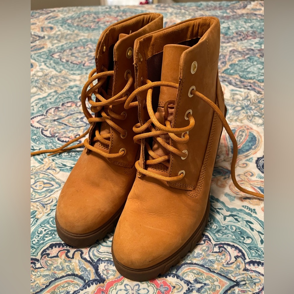 Timberland Lana Point Lace-Up Wheat Nubuck 8